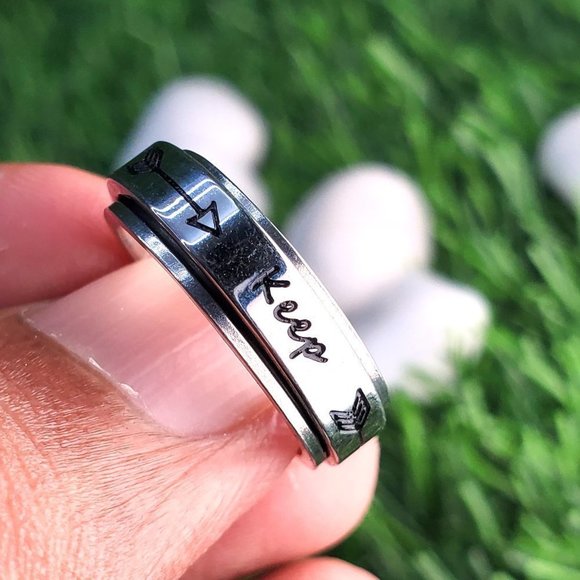 "6MM Stainless Steel Fidget Ring for Men/Women, AAAQL1008 - Picture 12 of 12